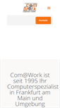 Mobile Screenshot of comatwork.de