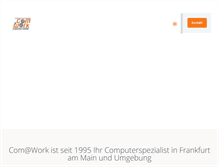Tablet Screenshot of comatwork.de